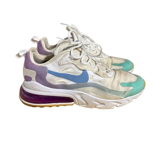 Nike Air Max 270 React Gradient Shift Multicolor Sneakers Size 9.5 - Picture 2 of 7